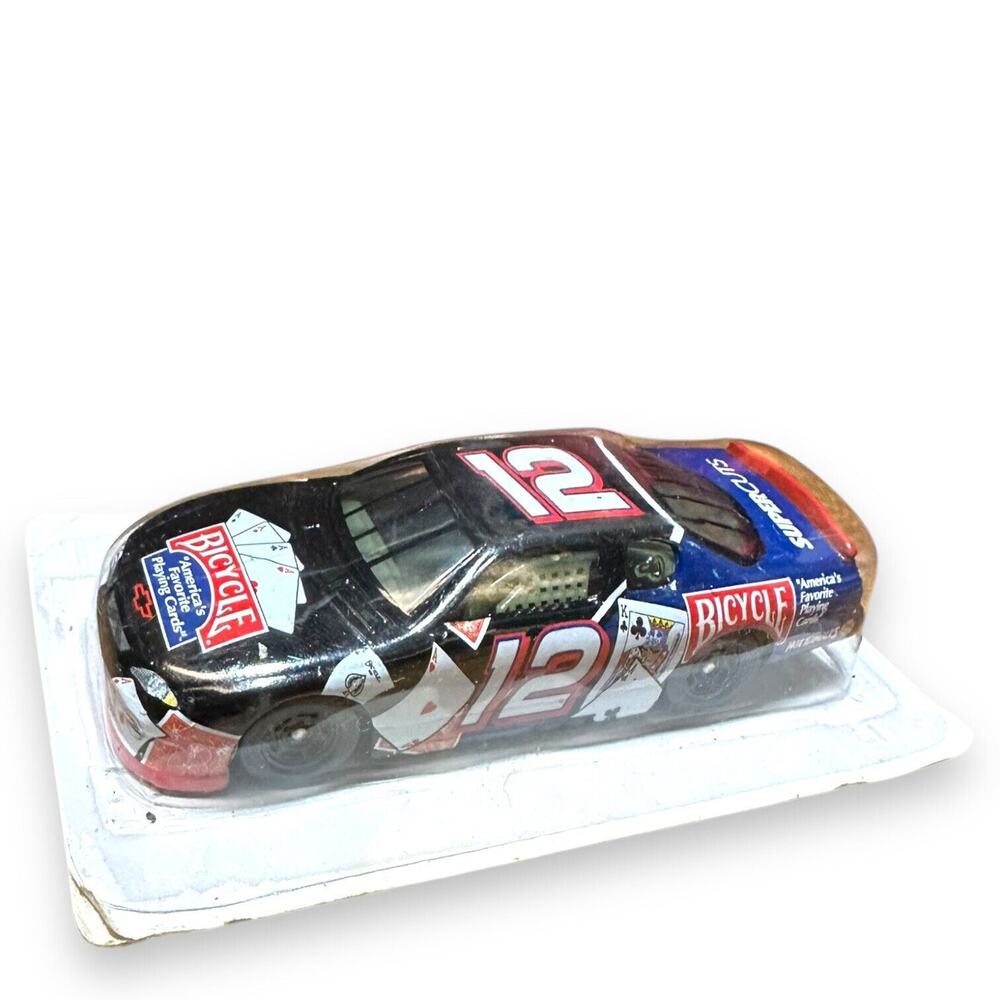 Diecast Race Car # 12 Official Bicycle Playing Cards Logo Collectible RARE NEW